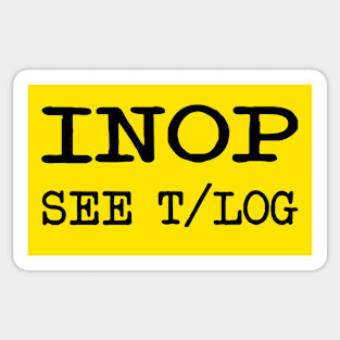 Inop Funny Aviation and Aircraft Saying Design Sticker